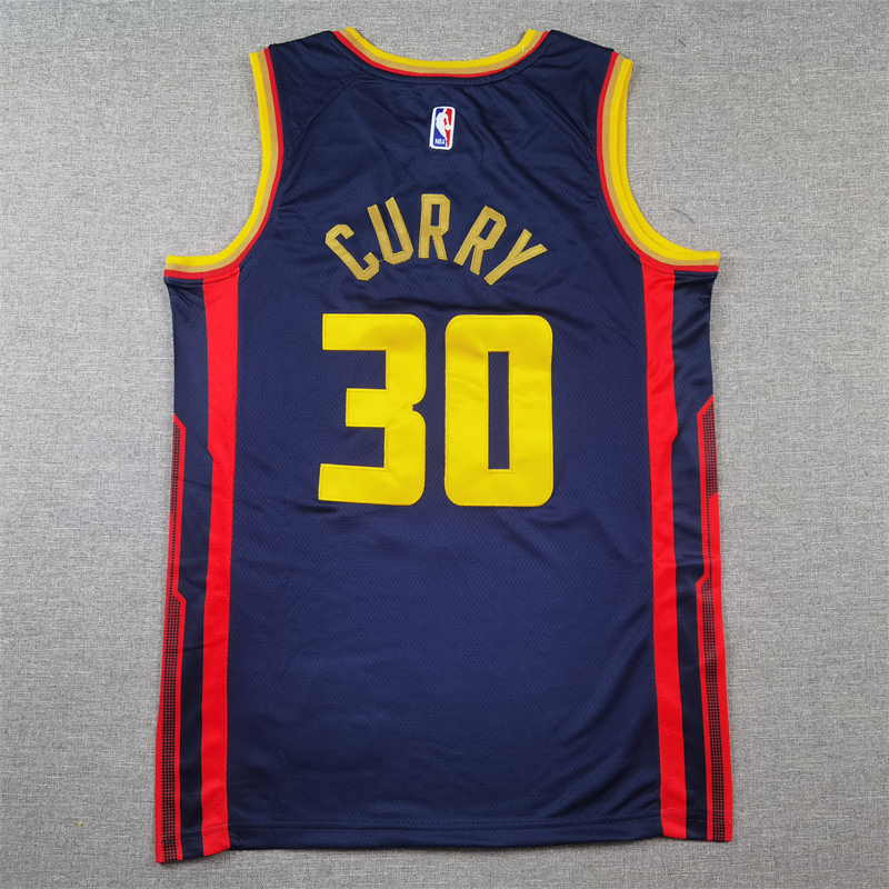 Men Golden State Warriors #30 Curry blue 2024 2025 NBA jersey->orlando magic->NBA Jersey